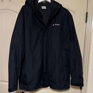 Columbia Men's Black Raincoat